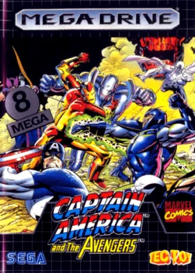 Captain America and the Avengers (USA) (Beta) box cover front